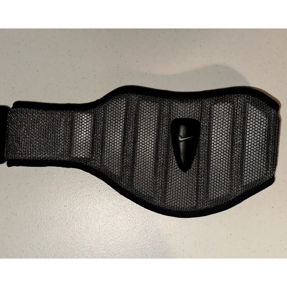 Nike Structured Weight Lifting Gym Belt Training Support XL Gray Black
